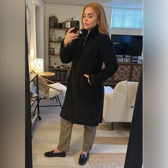 RALPH LAUREN Faux Suede sherpa lined winter coat - Picture 1 of 9